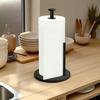 Luxury Gold Stainless Steel Desktop Paper Towel Holder 3-in-1 Kitchen Roll Tissue Stand for Plastic Wrap Home Kitchen Restaurant