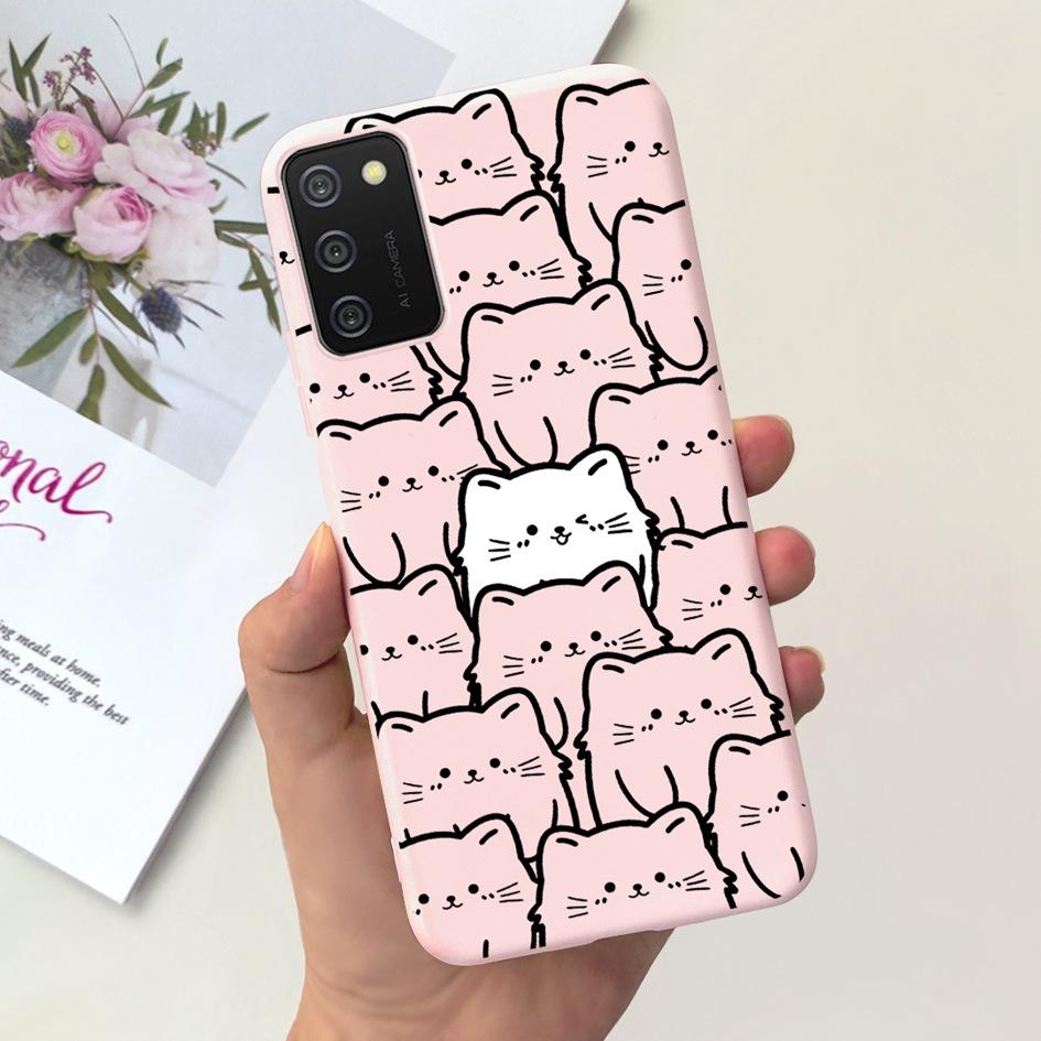 For Samsung A03s A02s Case New Fashion Flower Butterfly Shockproof Bumper For Samsung Galaxy A03s SM-A037F A 02s SM-A025F Covers