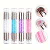 Nail Stamps, Double Ended Silicone Nail Stamps, French Manicure and DIY Nail Decoration Printing - Easy To Use Nail Art Tools