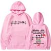 1N23456 Divertenti Abbigliamento da Motociclista Cuore da Biker Felpe con Cappuccio Uomo Donna Maniche Lunghe Oversize Felpe con Cappuccio Streetwear