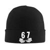 67 Meme Hand Funny Gen Alpha Slang Humor Knitted Hat Vintage Caps Unisex Adult Outdoor Beanie Hats Autumn Elastic Bonnet Hats