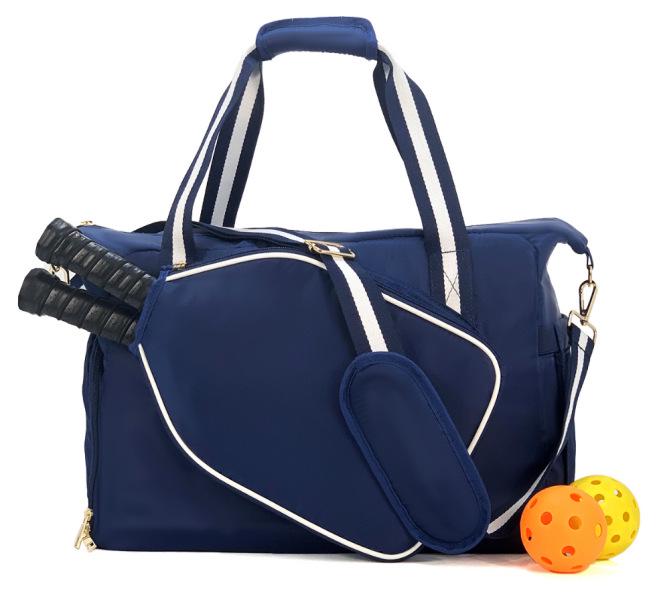 2025 Portable Sports Bag for Badminton, Tennis & Pickleball - Fits 2 Rackets, Handheld, Large-Capacity, Down Cotton