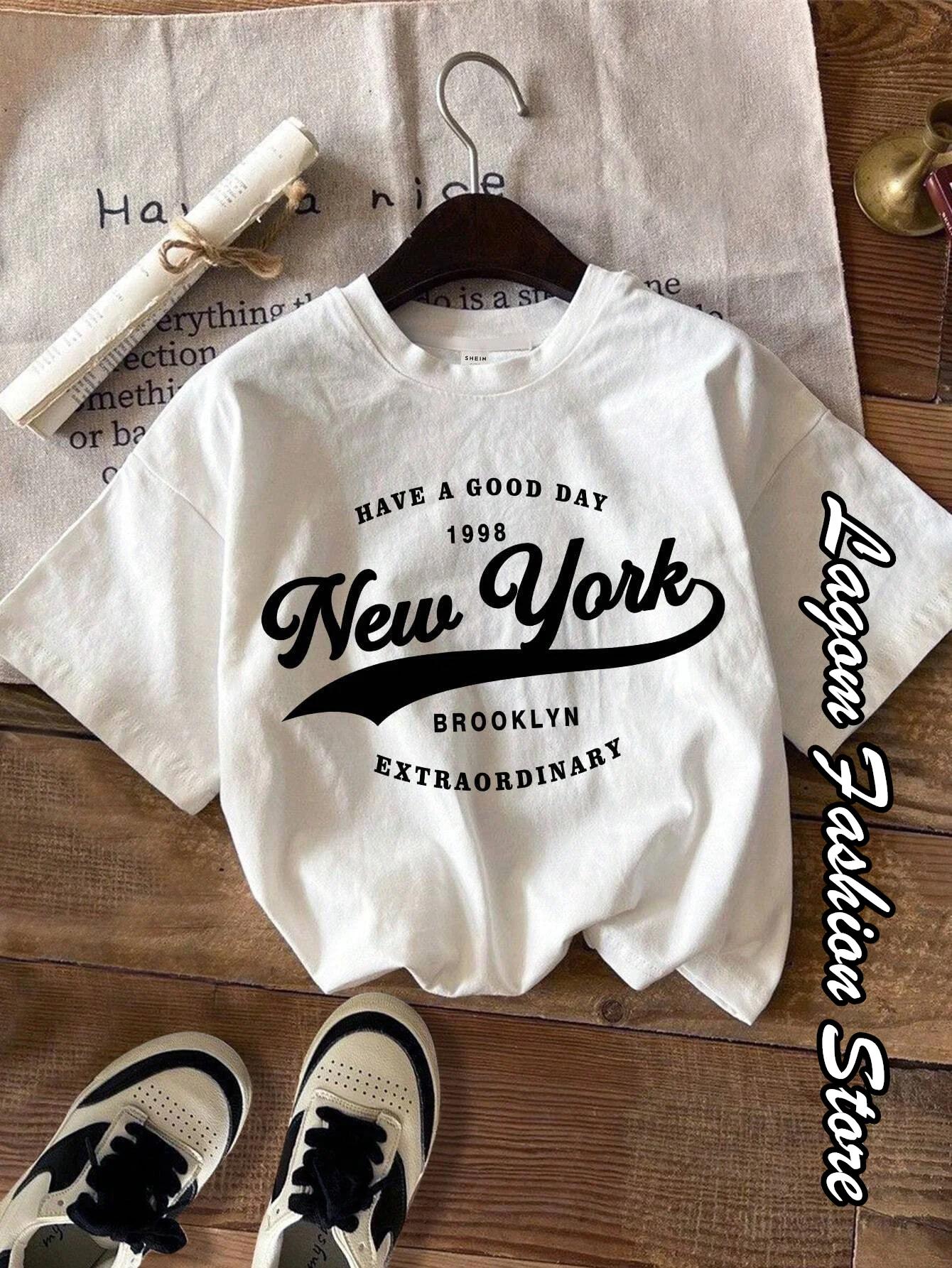 

ZX Tee Summer Women California T-Shirt American Vintage Cotton O-Neck Tops Tees Fashion Los Angeles Clothing Female Casual Streetwear 4XL