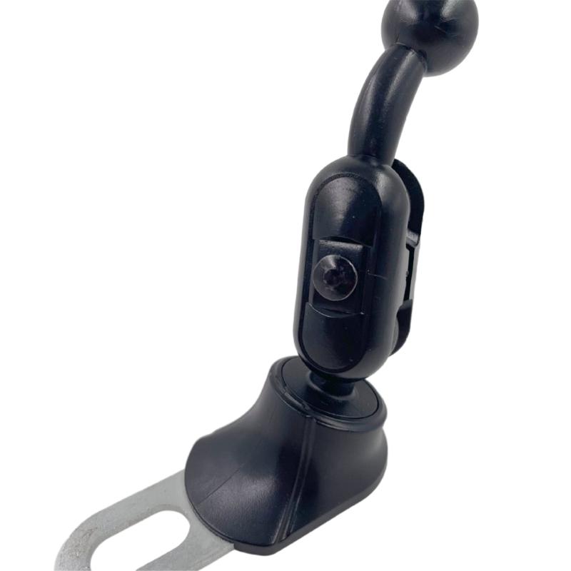 Universal Motorcycle Phone Holder With 17mm Extended Rearview Mirror Holder Easy Installation For All Weather Conditions