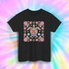 Turtle Shirt Floral Pattern Pink Cute Sea Ocean Animal Graphic Tee S-5XL