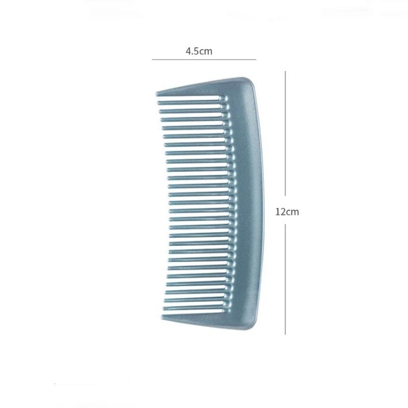 Wide Tooth Comb, Portable Height Fixed Hair Styling Tool, For Travel, Durable & Easy Grip Design