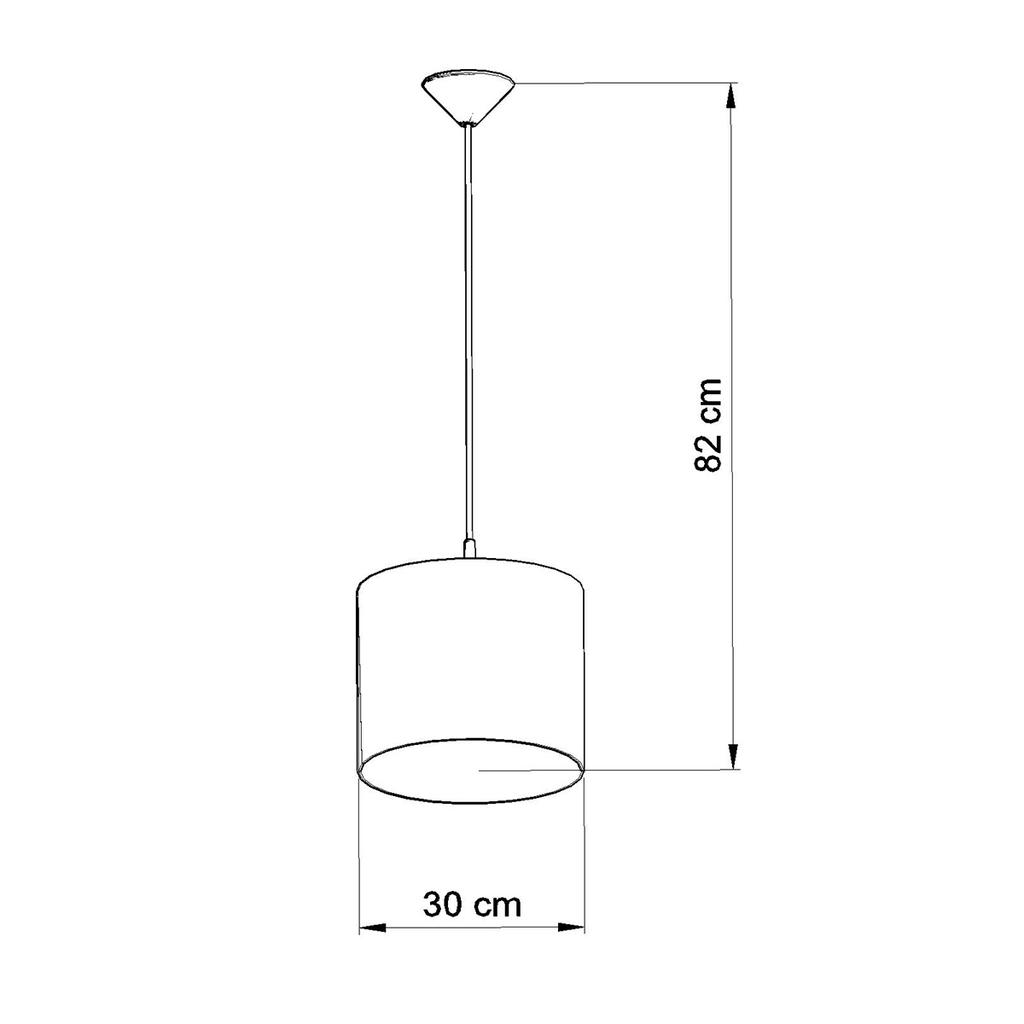 Lampa Wisząca Argon 1 E27 Wielokolorowy Lumilo 14.219.23
