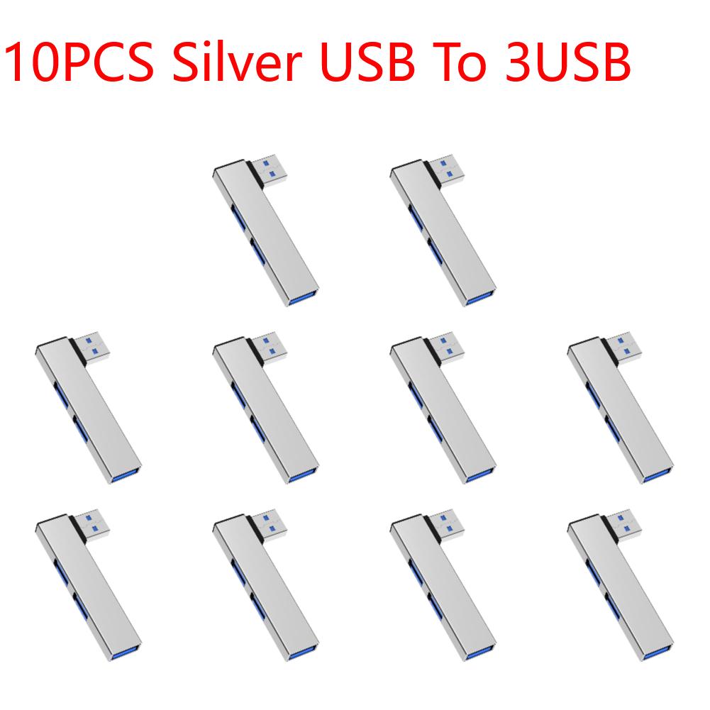 3 In 1 USB Splitter Hub Speed 5.0Gbps 3 Port USB Docking Station OTG USB 3.0/Type-C 3.0 To 3 USB for PC Laptop Notebook