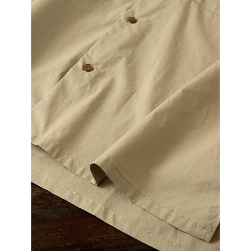 Japan Fashion Order Light Washed Pure Cotton Men's Summer Lapel Loose Casual Short Sleeve Shirts Plus Size Top Thin