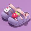 Kinder Sommer Cartoon Prinzessin Outdoor Geschlossene Zehen Sandalen, Rutschfeste Weiche Sohle Süße Baby Clogs