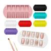 Reusable False Nail Display Organizer 8 Grids Nail Storage Tray  Home Salon Use