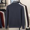 Men's Half-Zip High-Neck Knit Pullover Sweater FXT6809