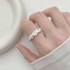 Exquisite Matte Rose Flower Open Ring for Women – Trendy, High-End Index Finger Accessory