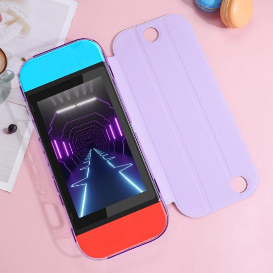 Game Console Case for Nintendo Switch 2 Shockproof Handheld Game Machine Tri-fold Holder Stand Video Game Console Protective Cover Skin Shell