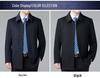 Men's Mid-Aged Wool Lapel Jacket - Business Casual Button-up for Autumn/Winter