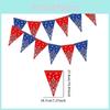Western Cowboy Party Decorations Triangular Flags Banner For Festive Events