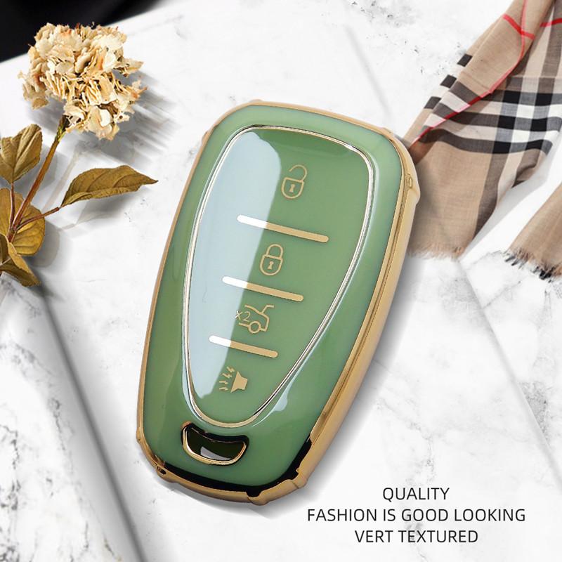 

Роскошный чехол для дистанционного ключа автомобиля для Chevrolet Chevy Camaro Cruze Malibu Sonic Volt Tracker Spark Bolt Trax Auto C Only Key Case