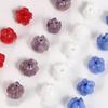 Glass Loose Beads For DIY Flower Bud Beads Lampwork Beads Ancient Style Bell Orchid Liuli Beads