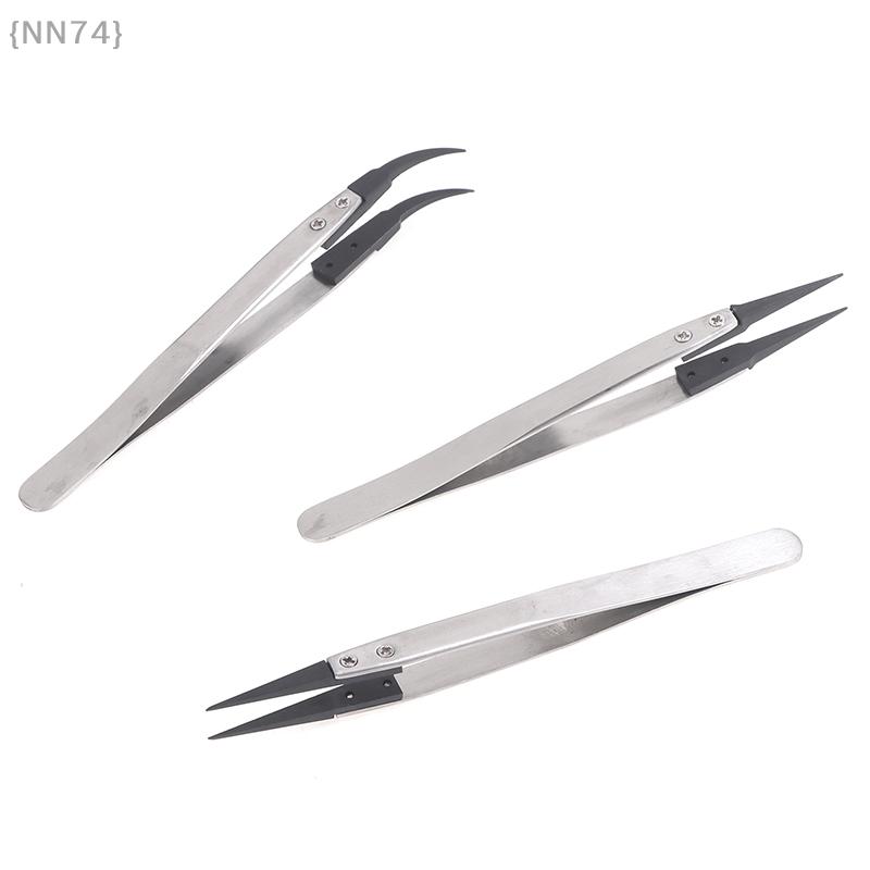 Pinzety pro opravu hodinek ESD-259/259A/7A - Nerezové antistatické rovné loketní rukojeti pro instalaci ručiček hodinek