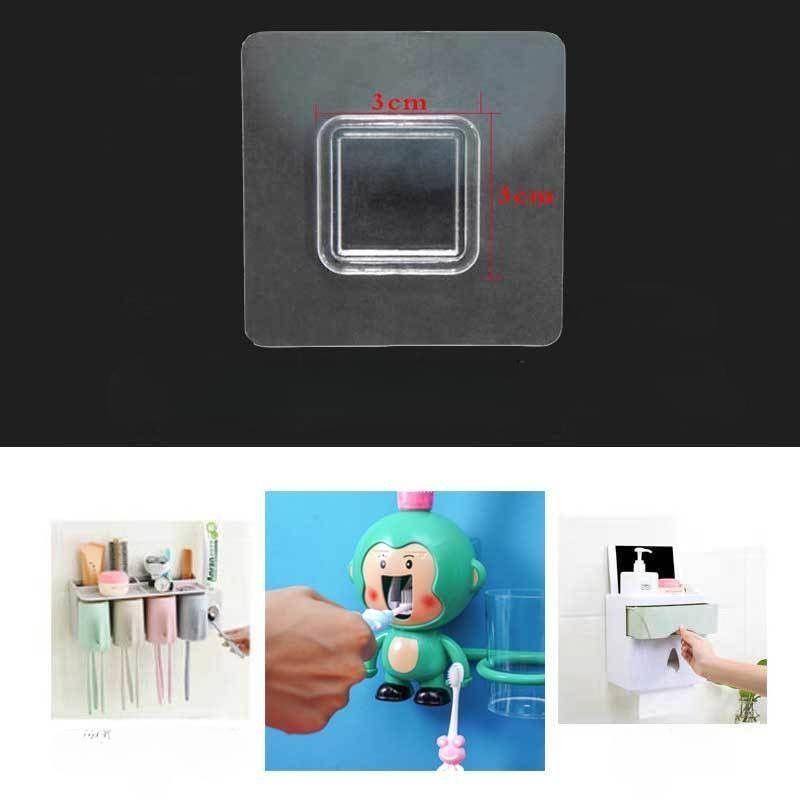 Square Adhesive Buckle without Punching Holes, Waterproof and Moisture-Proof Accessories, Seamless Adhesive Buckle