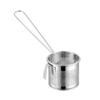 304 Stainless Steel Deep Frying Basket with Hook&Handle Multi-funcational Hangable Colander Mesh Sieve Oil Filter