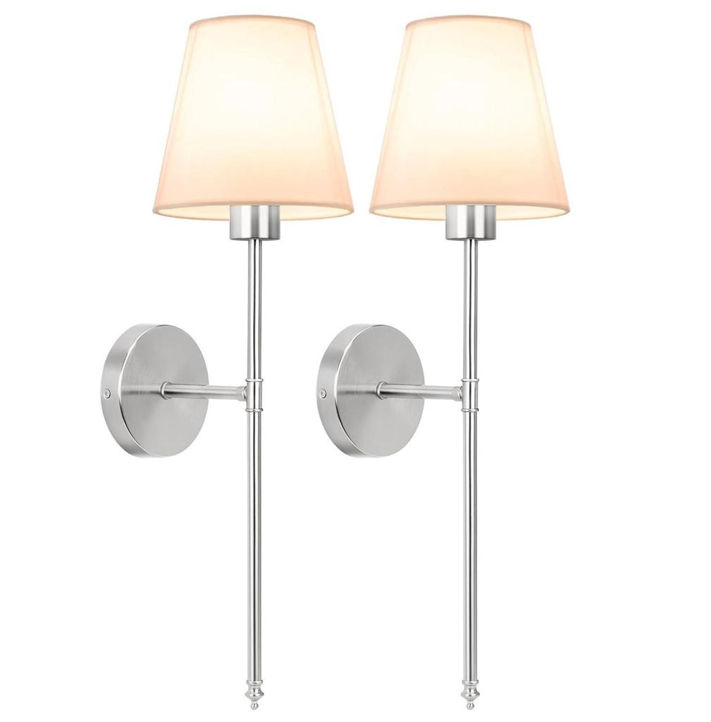 Modern Nordic Seven-Color Wall Lamp with Remote Control for Bedroom, Corridor, and Living Room