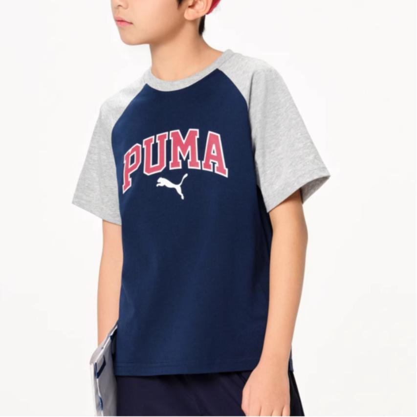 Puma Sportstyle T Shirt SS25 Blue Gray Tone 353225117205-00382