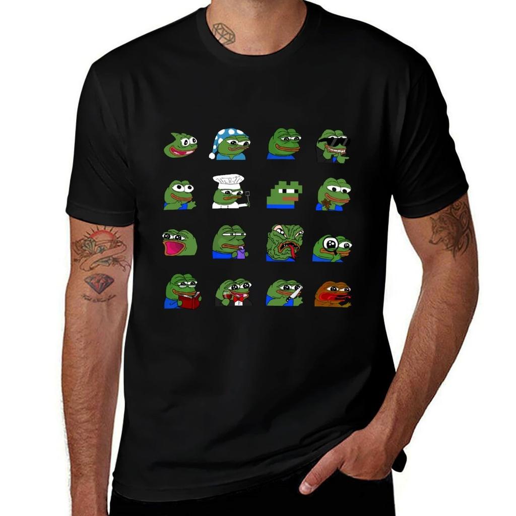 Pepe Peepo Variety Set 16 Pepes Edition TShirt Outdoor Sports Lightweight Tee