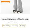 2026 Spring/Summer Maternity Slimming Micro Flare Butt Cover Two-Piece Casual Pants