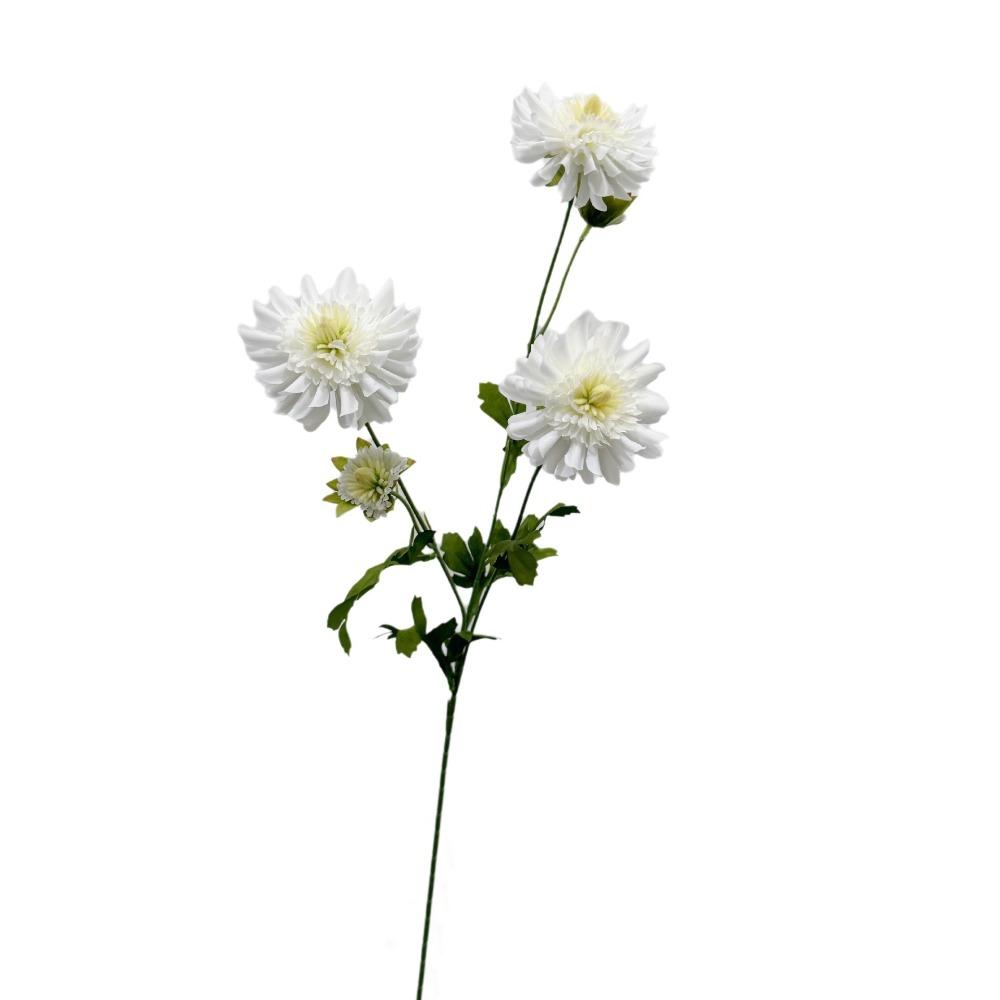Stem Form Artificial Chrysanthemum With Buds Floral Decor Artificial DIY Gift  Indoor Room
