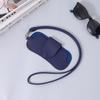 PU Leather Large Capacity Travel Neck Hanging Eyeglasses and Sunglasses Protective Case
