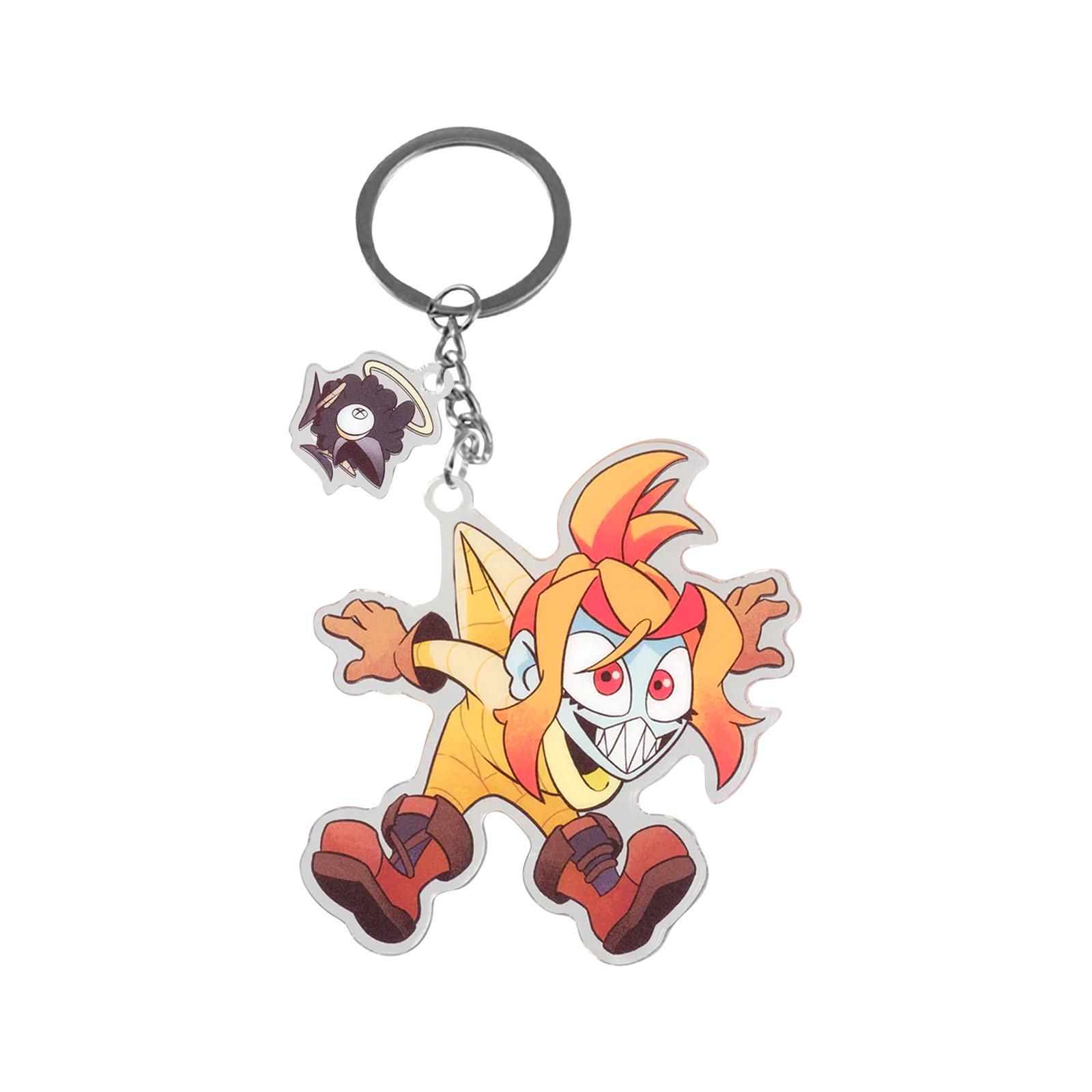 

Keychain Acrylic Pendant Game Peripheral Bag Car Hanging Pendant 4mm One Size