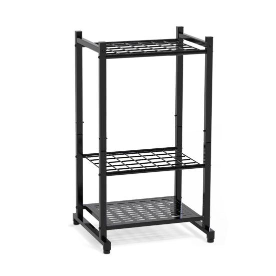 

Стойка для хранения инструментов Органайзер для садовых инструментов с 35 слотами Большая вместимость Сверхпрочный Устойчивый к ржавчине Стенд для садового инструмента чёрный