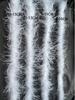 Ostrich Feather Strips and Headdresses: Perfect for Evening Gowns, Wedding Dresses, and Clothing Decoration