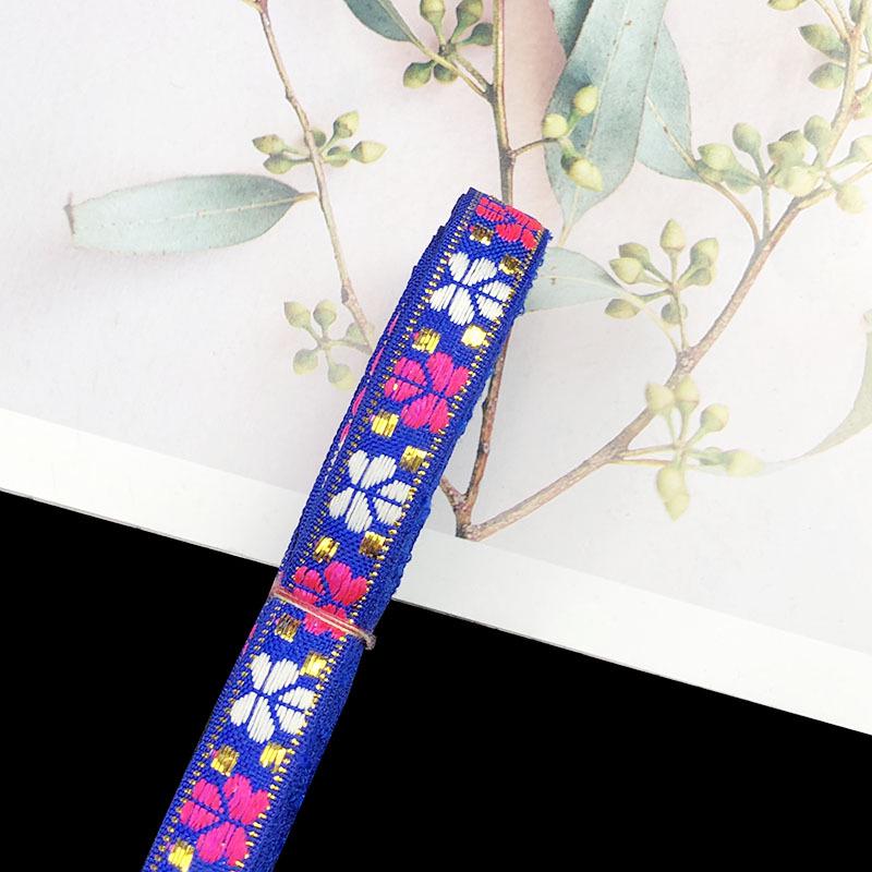 1cm Ethnic Embroidery Lace Trim for Dance Costume and Clothing Accessories