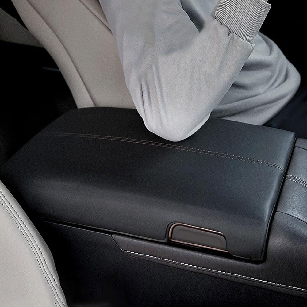 For Toyota Alphard Vellfire 40 Series 2025 2025 Center Console Armrest Box Leather Cover Pad Anti-Scratch Armrest Cushion Trim