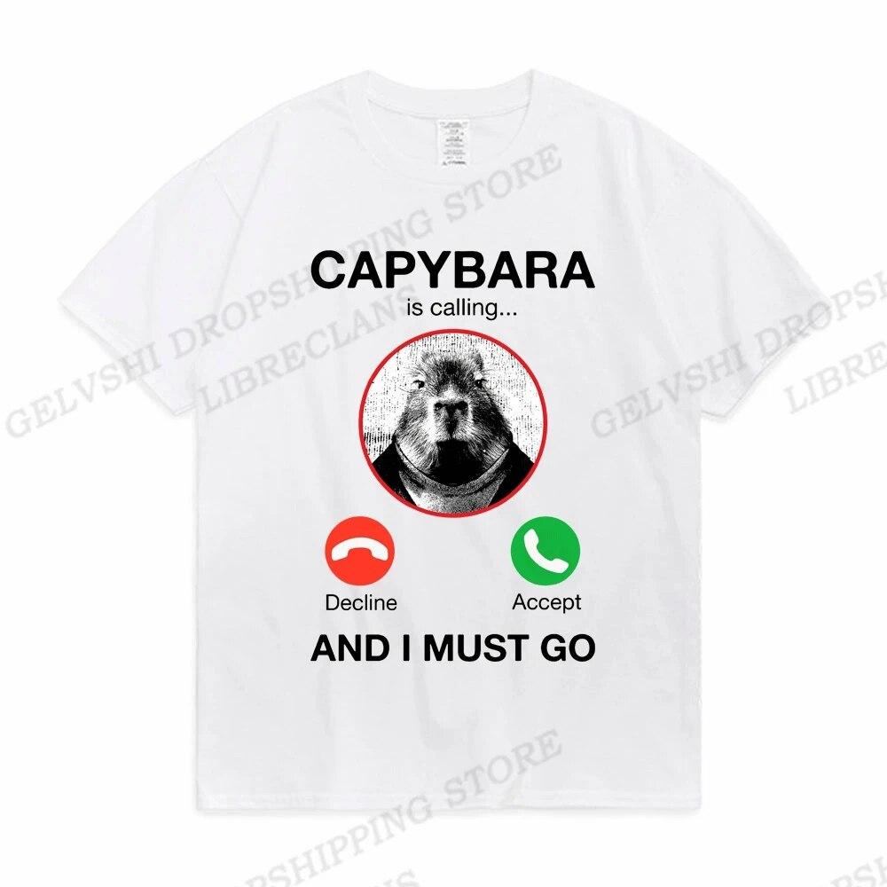 

Забавная футболка с капибарой, модная футболка унисекс, хлопковая футболка, детские топы в стиле хип-хоп, футболки, женская футболка, футболки для мальчиков, одежда унисекс с животными 4XL