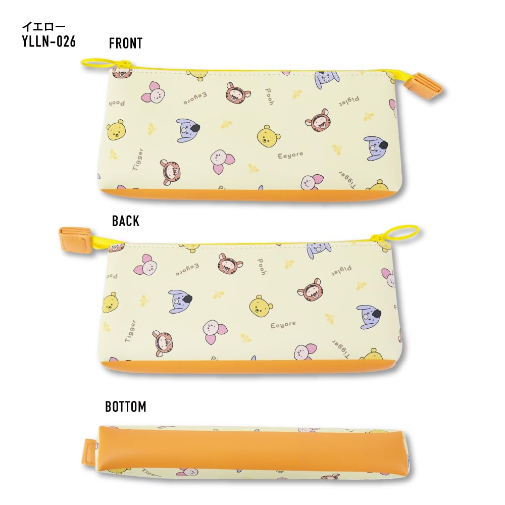 Disney Pencil Synthetic Leather Small Item Mickey Winnie the Pencil Makeup for and High School Middle School Elementary School and Cute Character