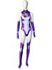 Starfire Teen Cos Titans Süper Kahraman Tulum Zentai Bodysuit Cadılar Bayramı Anime Cosplay Kostümü Seksi Kadınlar Karnaval Parti Kıyafetleri