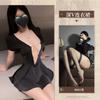 Night Club Style Deep V Diamond Chain Dress Perspective Empty Sexy Underwear Hot Big Halter Jumping Disco Dress Belly Cover Skirt