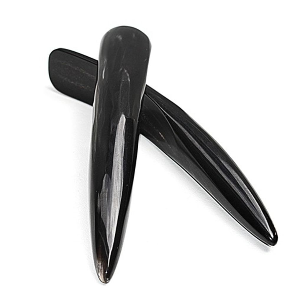 Black Buffalo Horn Gua Sha Board SPA Meridian Massage Stick Whole Body Massager  Beauty Salon