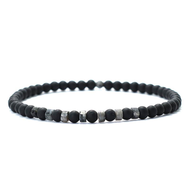 Modna Męska Bransoletka Naturalne Oko Tygrysa Cesarski Mały Kamień Koraliki 4mm Bransoletka Męskie Akcesoria Biżuteria Plażowa Bohemia Pulsera