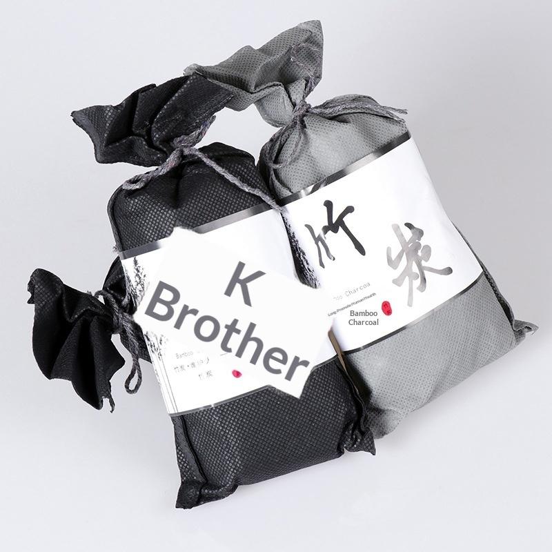 100G Activated Bamboo Charcoal Bag Air Purifying Bag Charcoal Deodorant Odor Remover Bag Car Bedroom