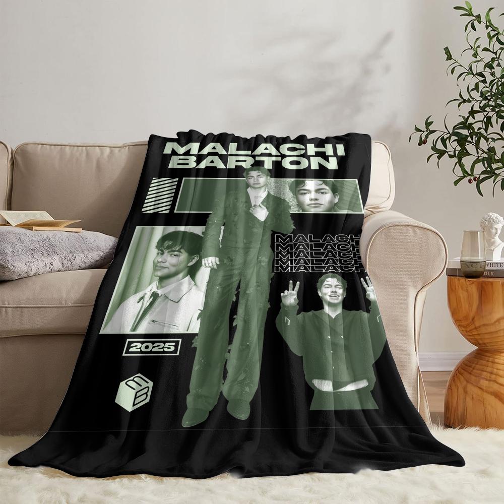 GUOYU Blanket Love Mmalachi Barton  Throw Soft Flannel Throw Summer Blanket Lightweight Cozy Nap Blanket for Sofa Bed Travel