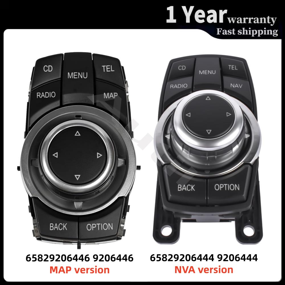 10Pin IDrive Media Switch Controller Knob 65829206446 65829206444 for BMW F10 F07 F11 F01 F02 F25 5/7/X3 Series 2007-2017