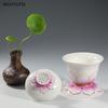 Ceramic Lotus Holy Water Cup Family Buddha Hall Offering Cup Buddha's Front Guanyin Water Purification Cup