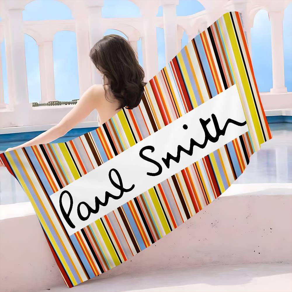 Fashion Brand Famous P-Paul S-Smith Anime Beach Swimming Towel Soft Absorbent Washcloth Children's Gifts For Travel Camping Gym