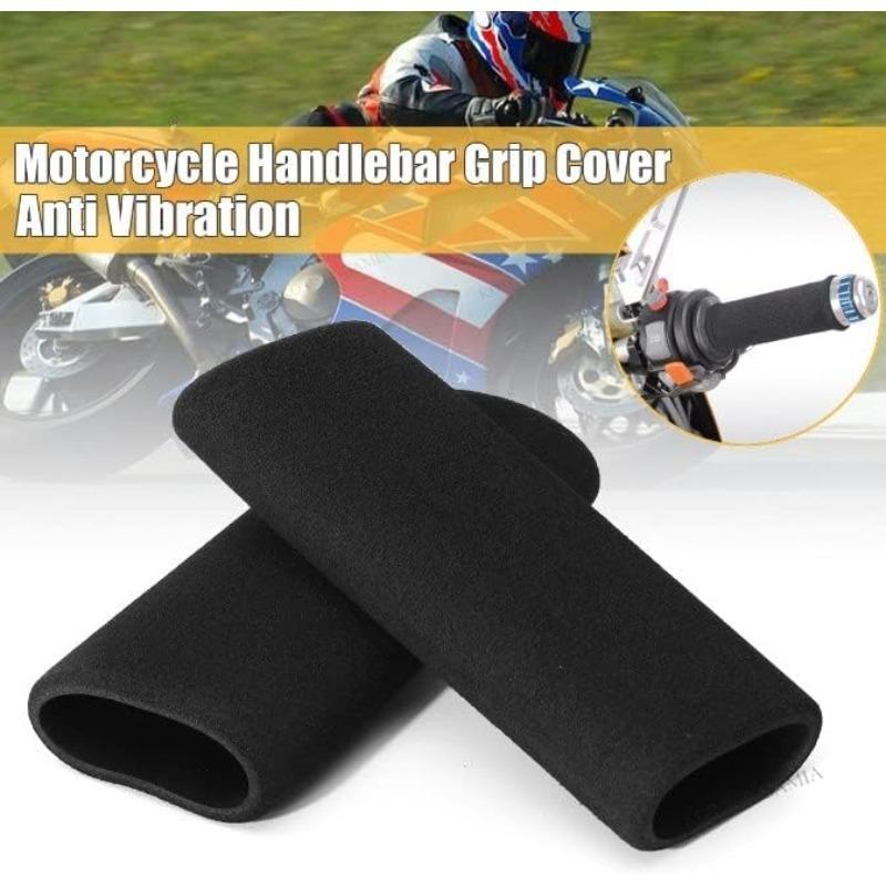 Universal Anti Slip Motorcycle Handlebar Foam Grips Sponge Cover Shock Absorbing For Dirt Pit Bike Motocross Electric Scooter