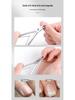 Stainless Steel Nail Clipper & Dead Skin Scissor Set for Salon & Hangnail Care