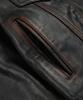 FRIZMWORKS Cowhide Storm Trucker Jacket _ Washed Brown